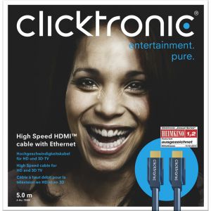kabel HDMI CLICKTRONIC A High Speed 1m.
