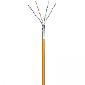 Skrętka CAT5e F/UTP 4x2xAWG26/7 Ekran, Orange,100m