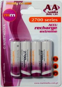 Akumulator AA R6 MARTMEDIA 2700mAh 4szt