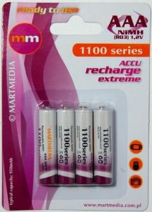 Akumulator AAA R3 MARTMEDIA 1100mAh 4szt