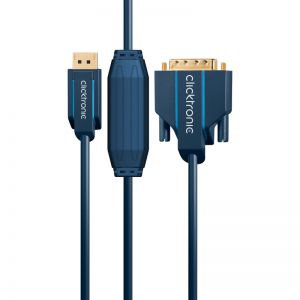 kabel Display Port DP - DVI CLICKTRONIC 2m