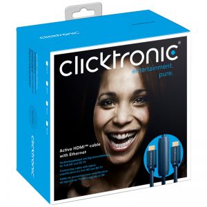 Aktywny kabel HDMI CLICKTRONIC Full HD/3D-TV 40m