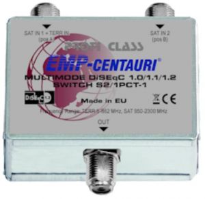 DiSEqC kaskada EMP-centauri 2/1 S2/1PCT-1