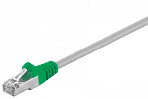 Kabel LAN Patchcord CAT 5E SF/UTP Crossover 0,25m