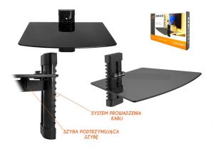 Półka DVD/tuner/RTV LXLCD80 (1 poziom)