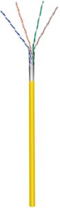 Skrętka CAT5e F/UTP 4x2xAWG26/7 Ekran, Yellow,100m