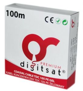 Kabel DIGITSAT TDC105 CU PE żel, rolka 100mb