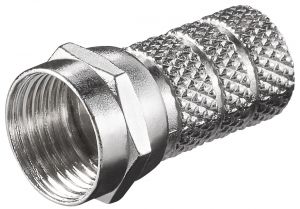Wtyk F nakręcany HQ 5,2mm/20mm - 1 szt