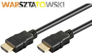 kabel HDMI Warsztatowski Gold Black - 7.5M