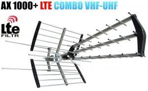 Opticum AX1000+ Combo VHF + UHF Filtr LTE