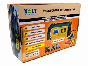 Prostownik automatyczny 12V 20A/50A LCD + rozruch