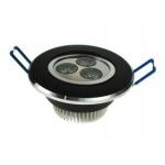 Downlight, sufitowy LED AVON grafit 3*1W dzienny