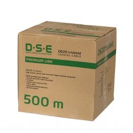kabel RG6 Cu DSE D620 Trishield 500m/szpula