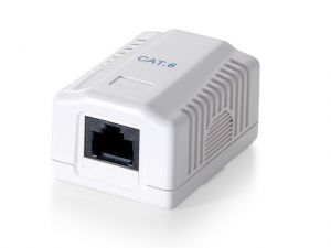 Gniazdo sieciowe Equip kat.6E 1x RJ45