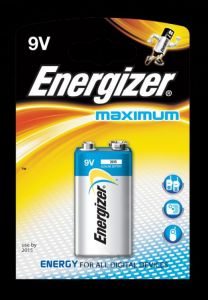 Bateria Maximum 6LR61 ENERGIZER 9V