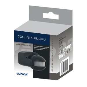 Czujnik ruchu OR-CR-201/W 180st. IP44 1200W biały
