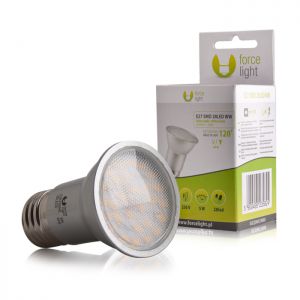 Żarówka LED E27 JDR 28 LED SMD 2835 5 W 230 V biał