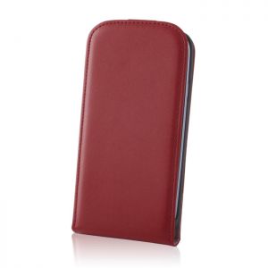 Pokrowiec Sligo DeLuxe do Huawei P8 Lite bordowy
