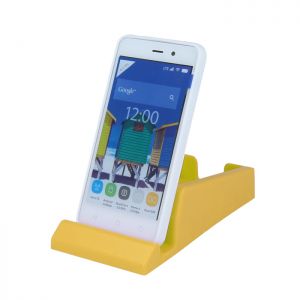 Organizer na biurko/stand na telefon żółty
