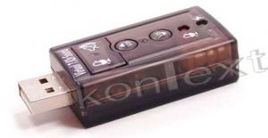 Karta dźwiękowa AUDIO USB 7+1