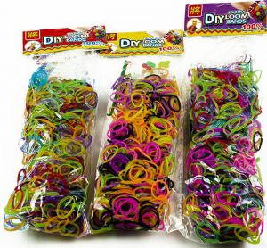 Gumki do bransoletek rainbow loom 1000sztuk