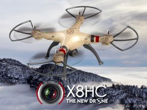 Dron RC Syma X8HC 2,4GHz Kamera 2MPx